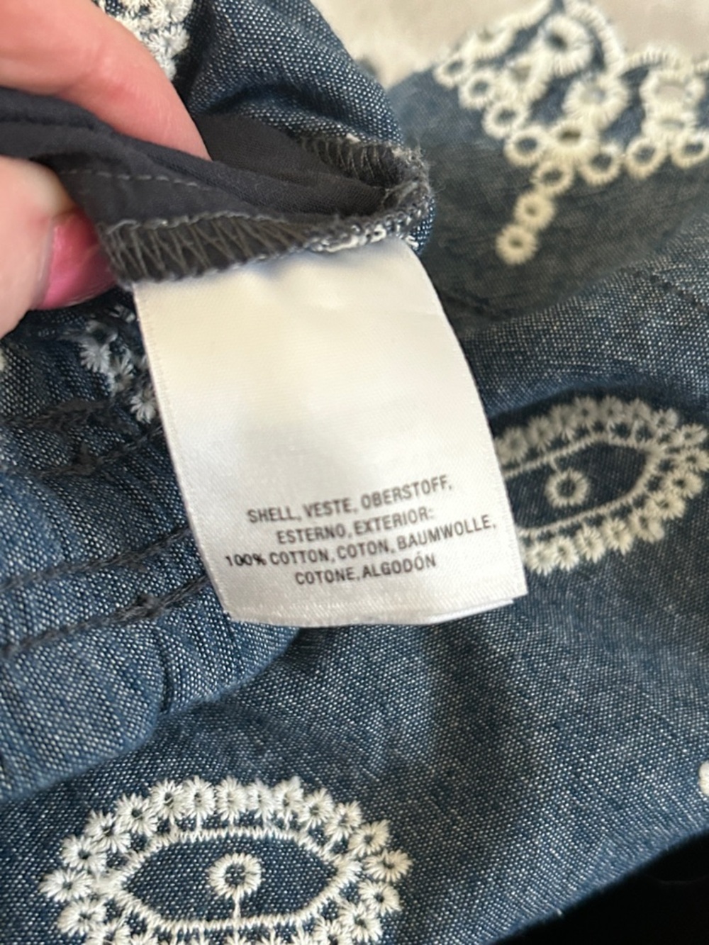 EUC Anthropologie ett:twa Eyelet
Chambray Shorts - 100%
Cotton - Picture 7 of 9